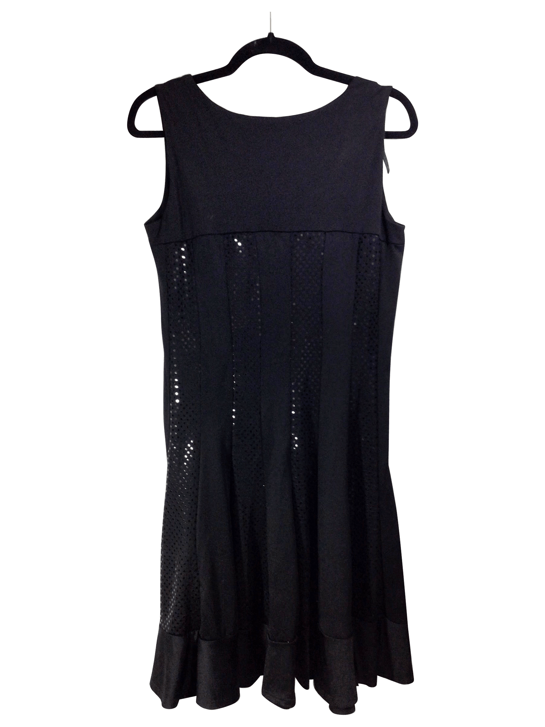 Stylish N.W.D. Black Regular Fit Shift Dress - Size S