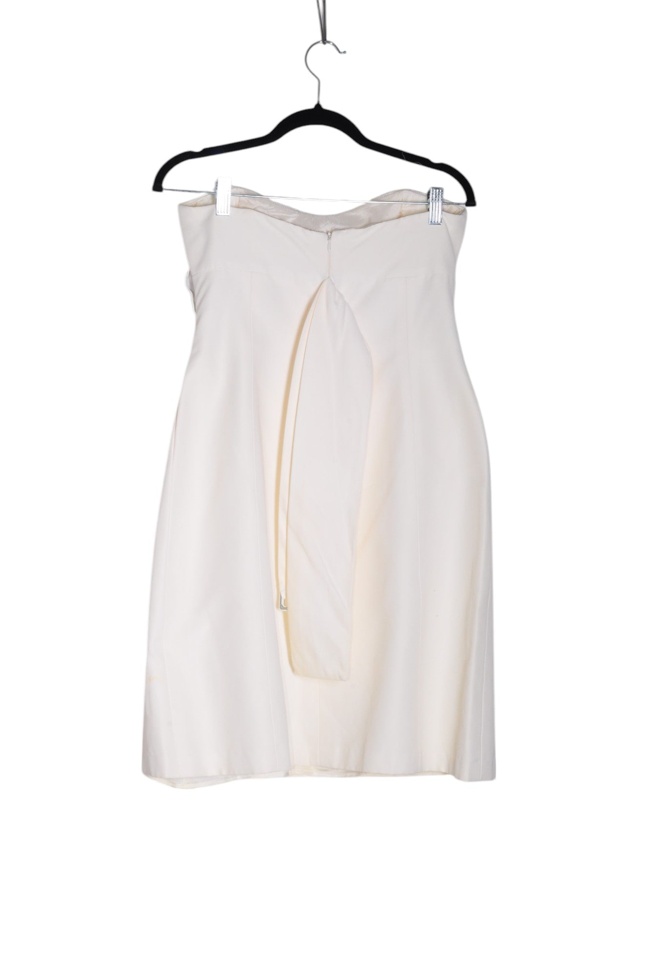 DAVID MEISTER Stylish Women's A-Line White Dress - Regular Fit, Size 10