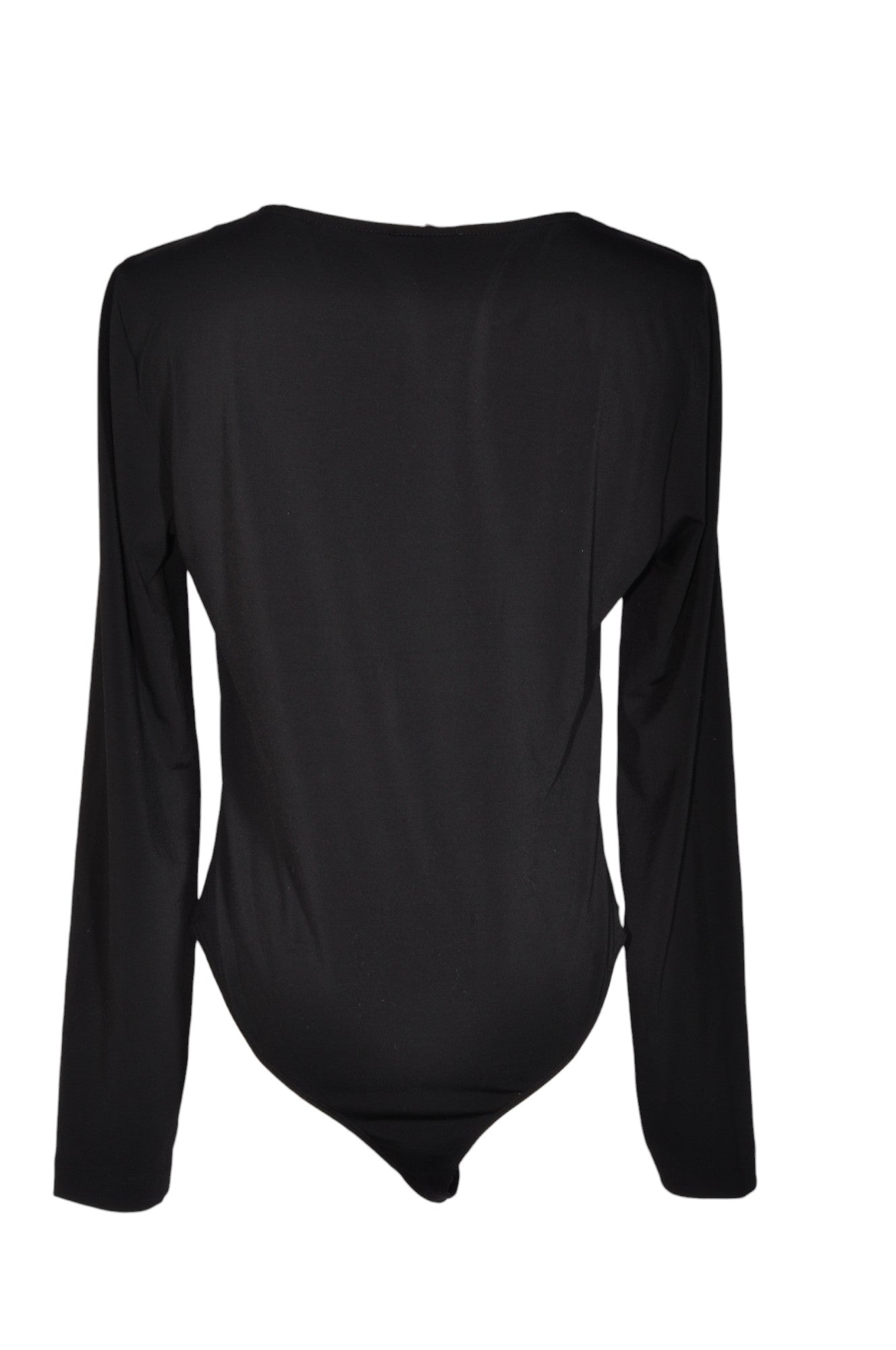 DYNAMITE Stylish Women's Black Regular-Fit Long-Sleeve Bodysuit - Size L