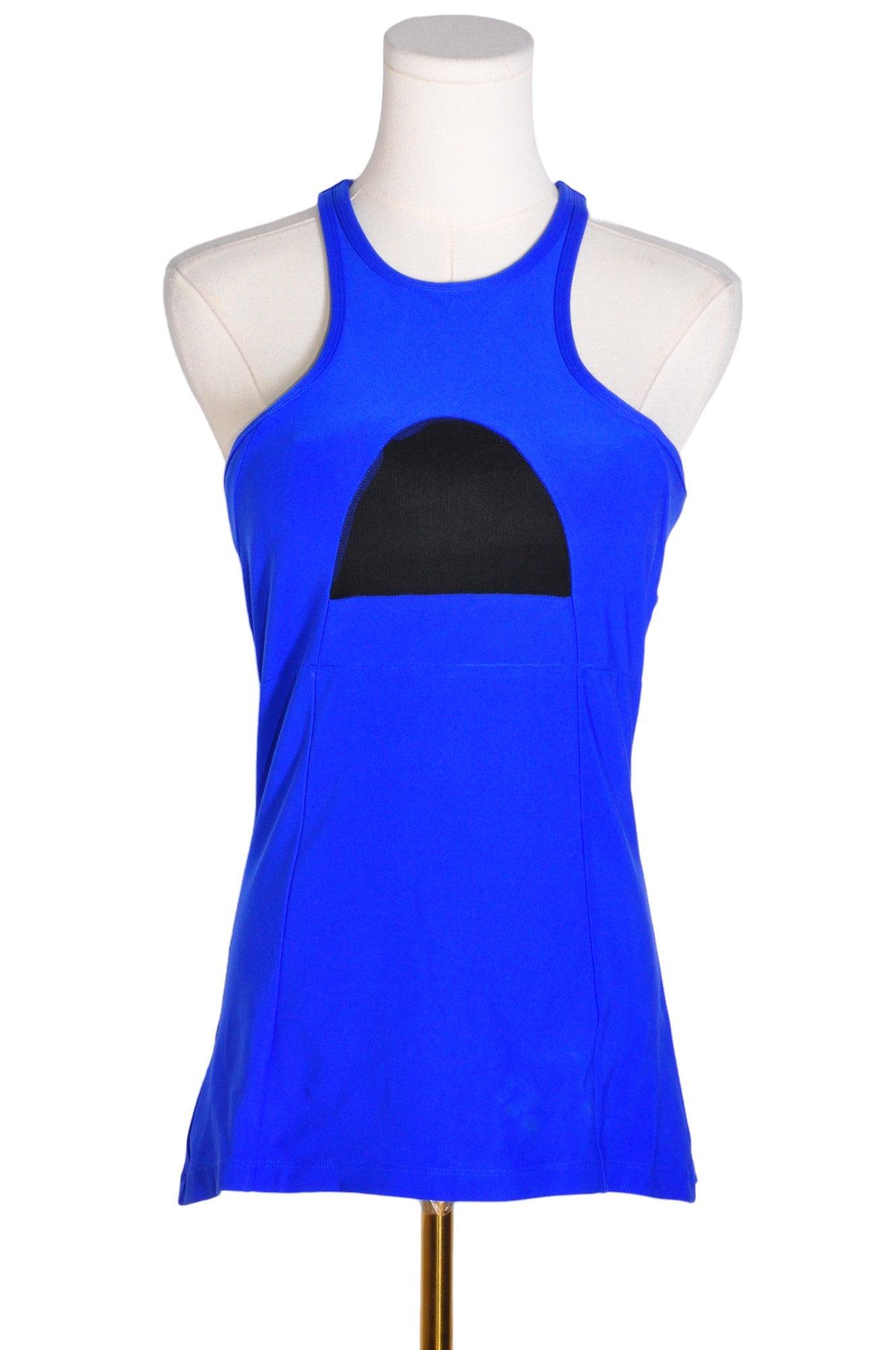 Stylish MPG Blue Regular Fit Women's Second - Hand Activewear Tops - Size M