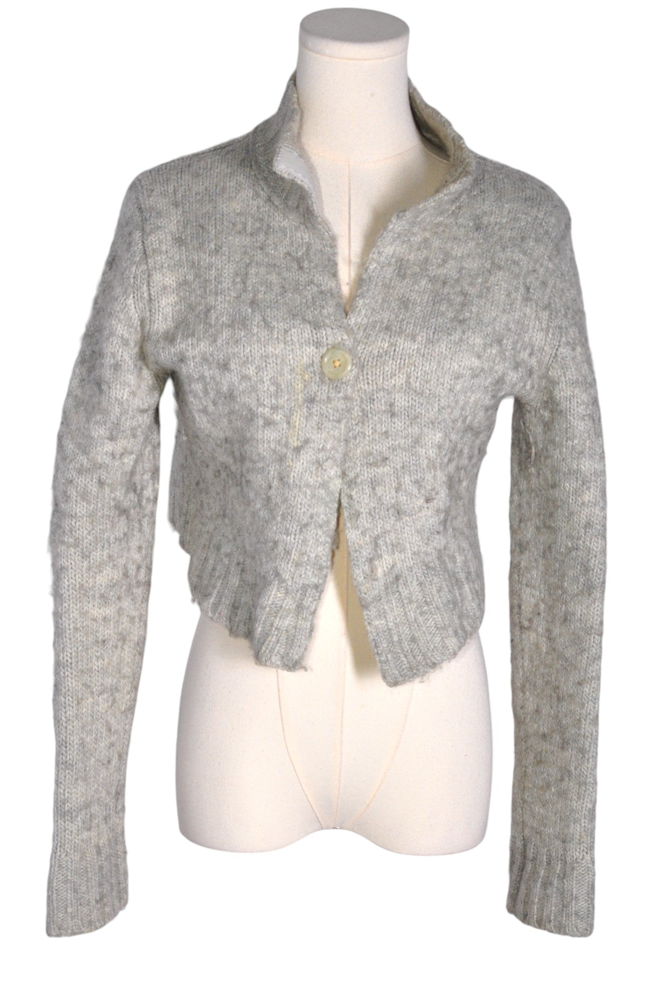 Stylish AMERICAN EAGLE Women's Gray Regular Fit Cardigan - Size L