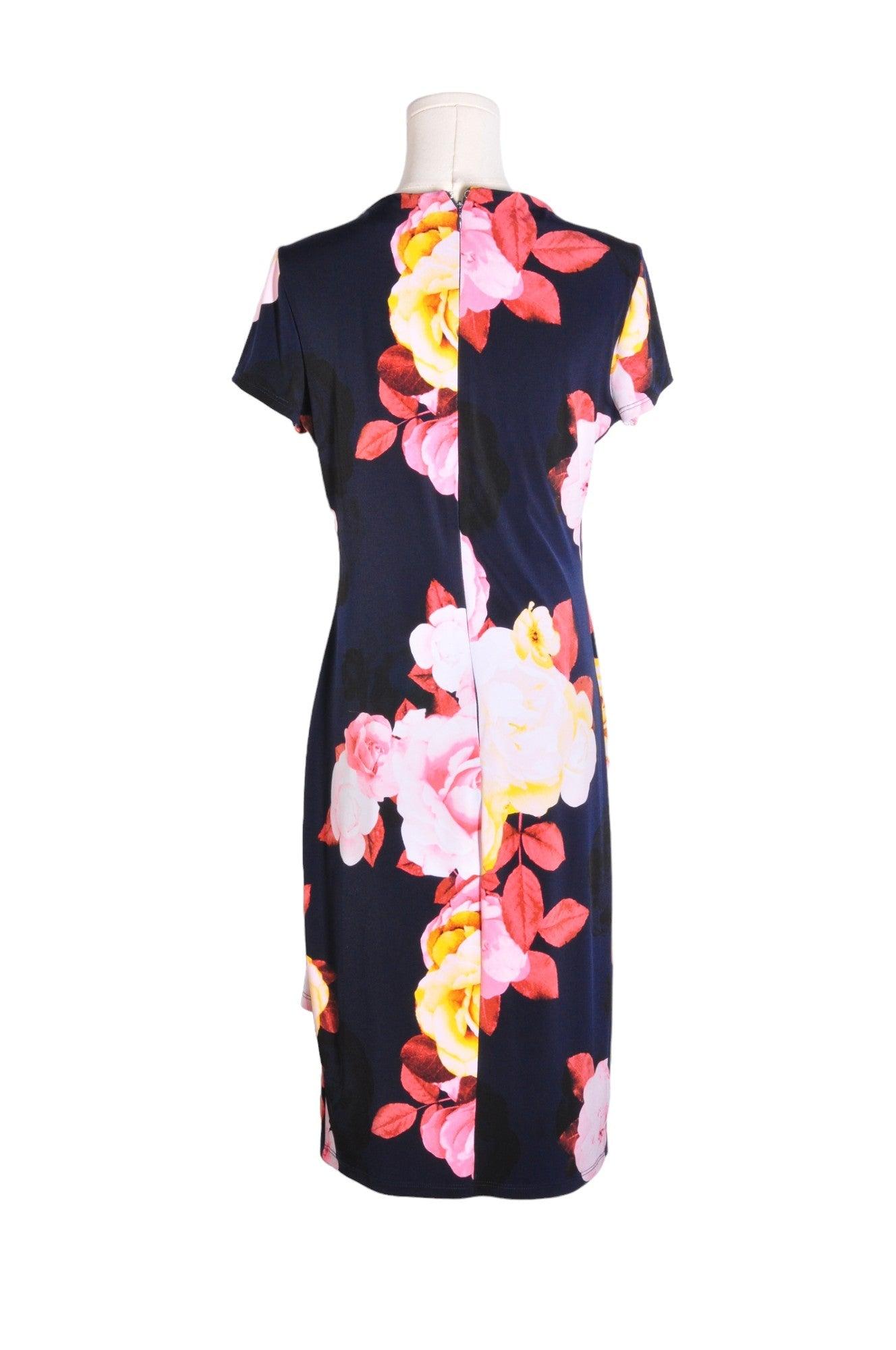 Stylish CHATEAU Women's Blue Regular Fit Sheath Dress - Size L