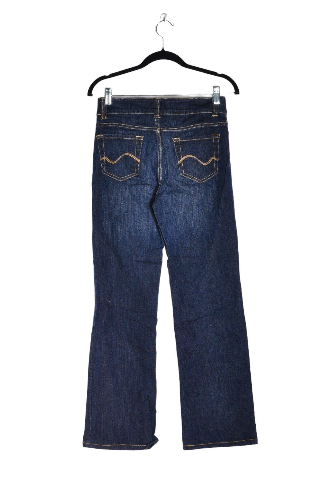 DENVER HAYES Stylish Women's Blue Regular-Fit Straight-Legged Jeans - Size 32