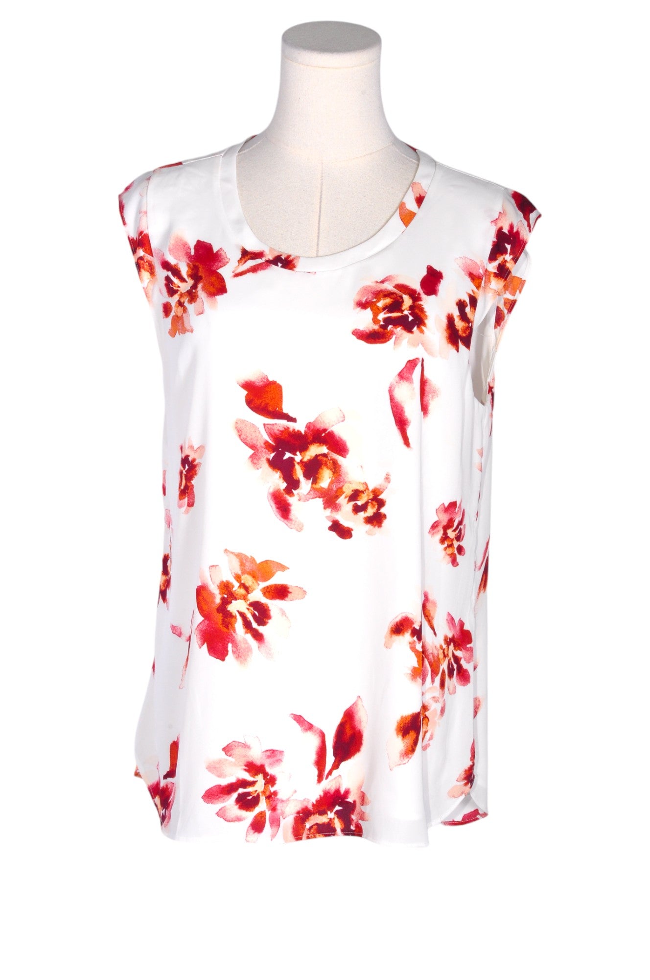 RW&CO Stylish Women's White Regular-Fit Blouse - Size M