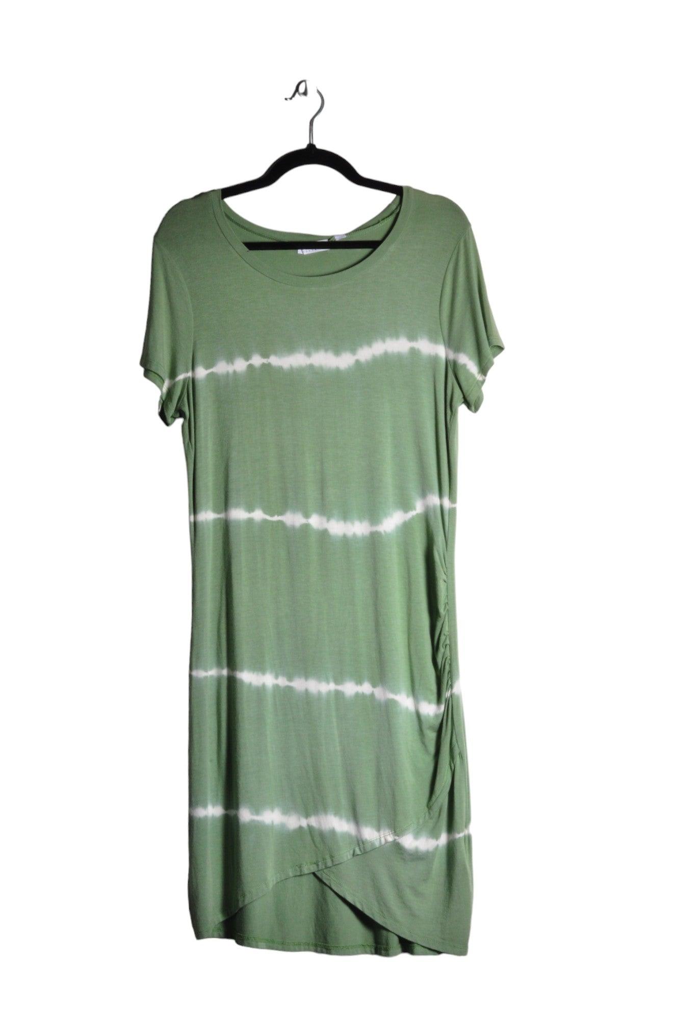KOY RESORT Stylish Women's Green Regular-Fit Shirt Dress - Size L