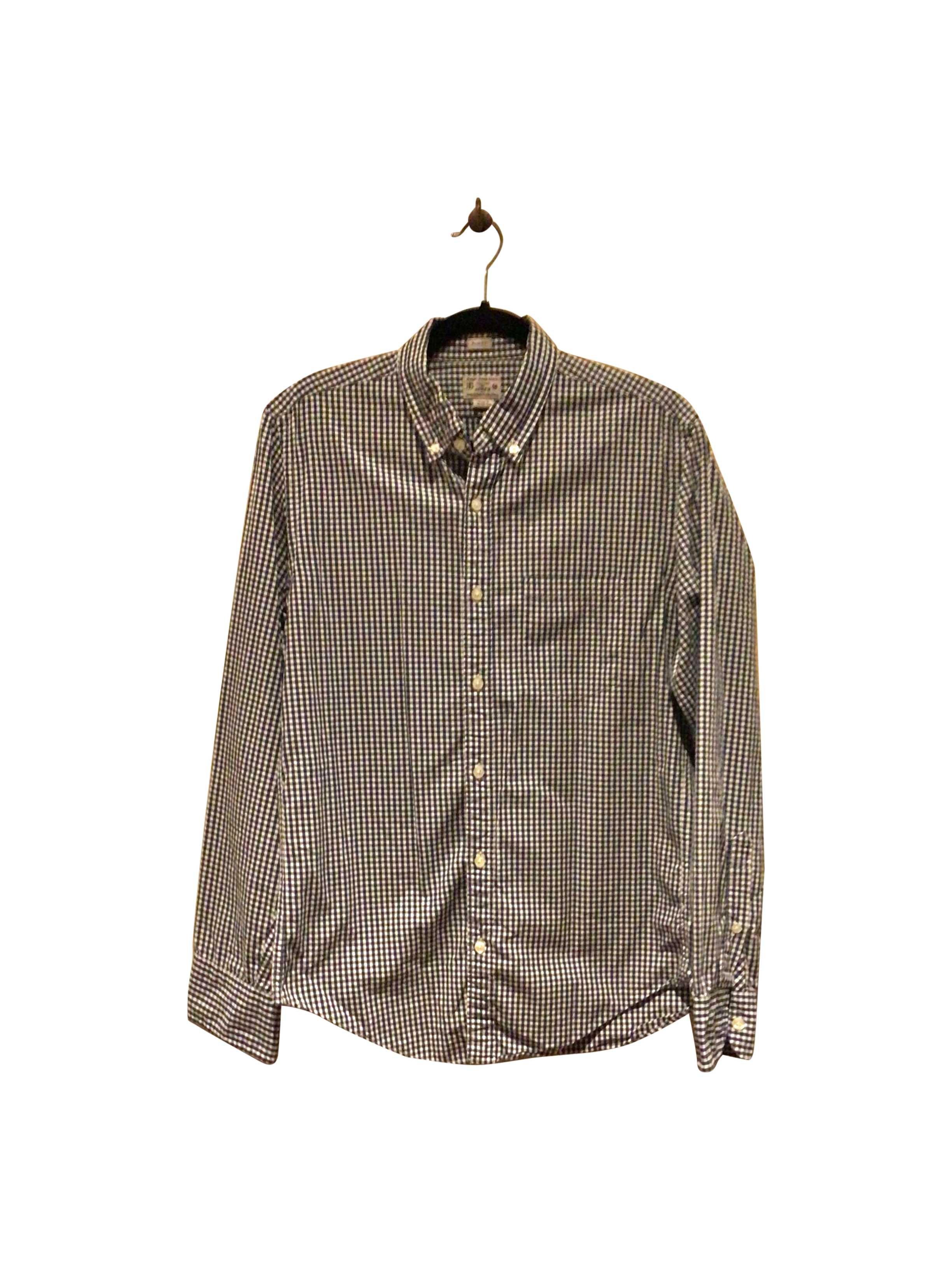 J. CREW Premium Blue Regular Fit Button-down Top - Size M