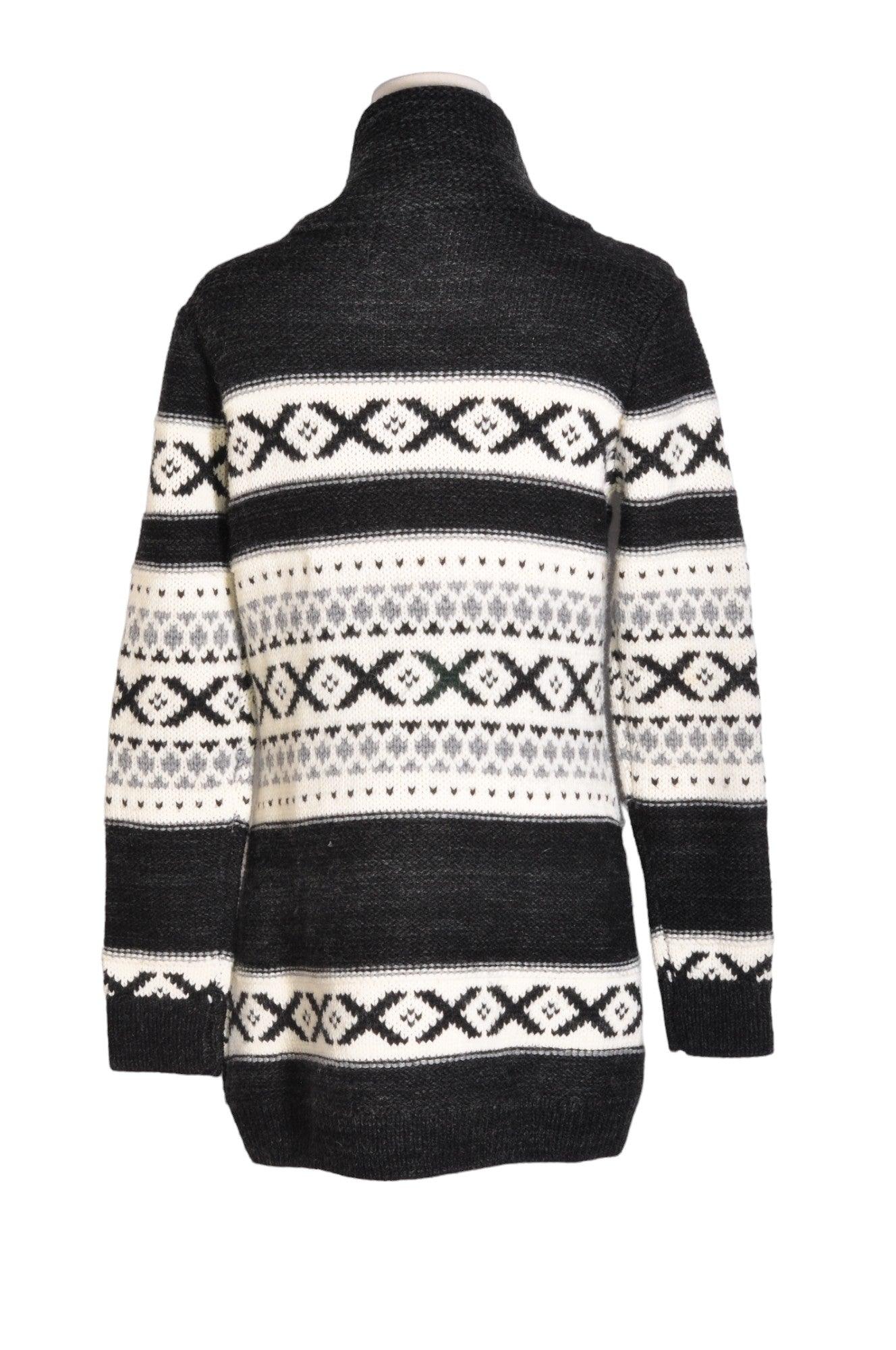 Stylish SAN SARA Women's Black Regular-Fit Knit Tops - Size S