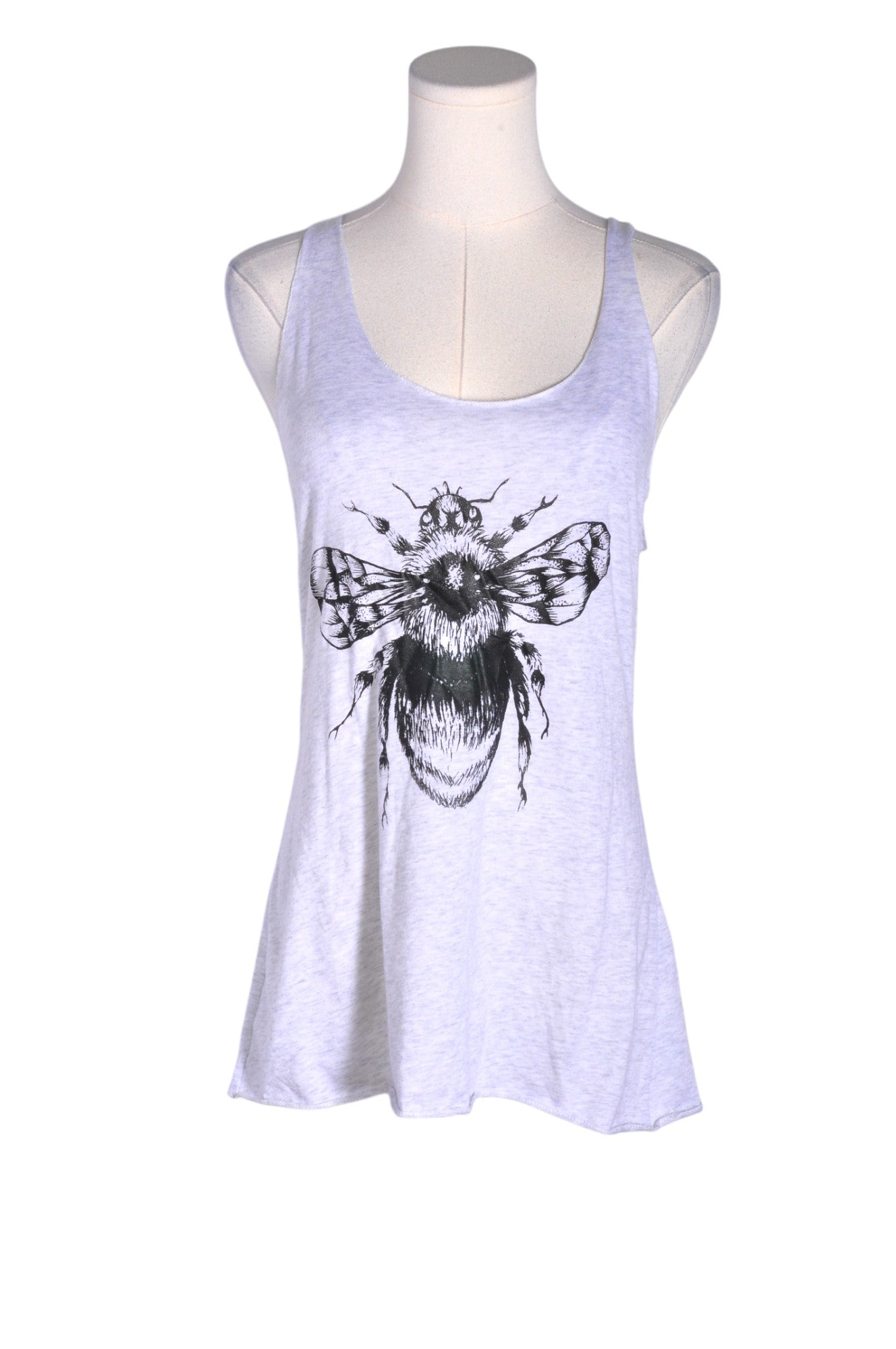 NEXT LEVEL Stylish Women's Gray Regular-Fit Tank Tops - Size M