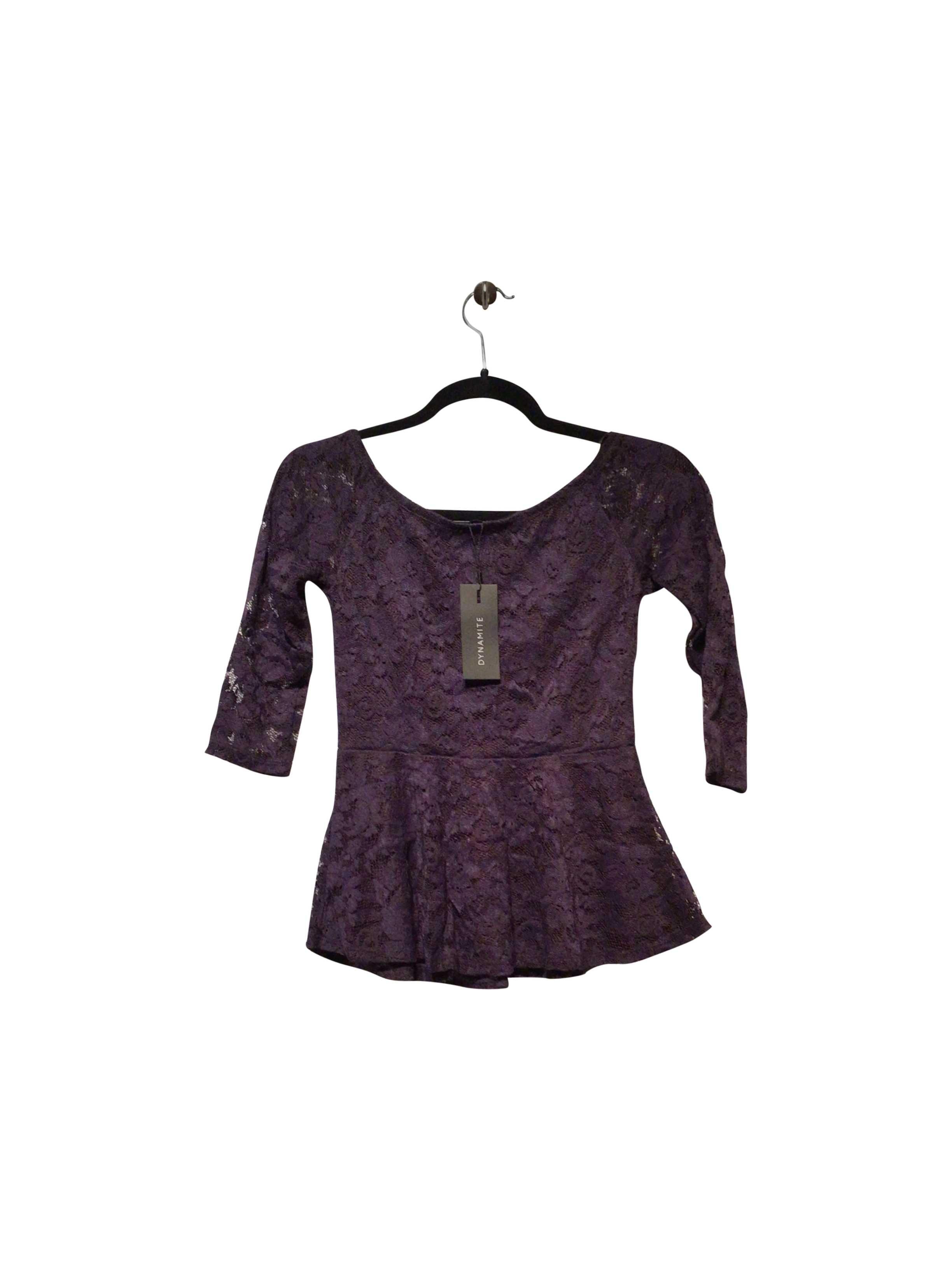 DYNAMITE Stunning Purple Regular Fit Blouse - XS