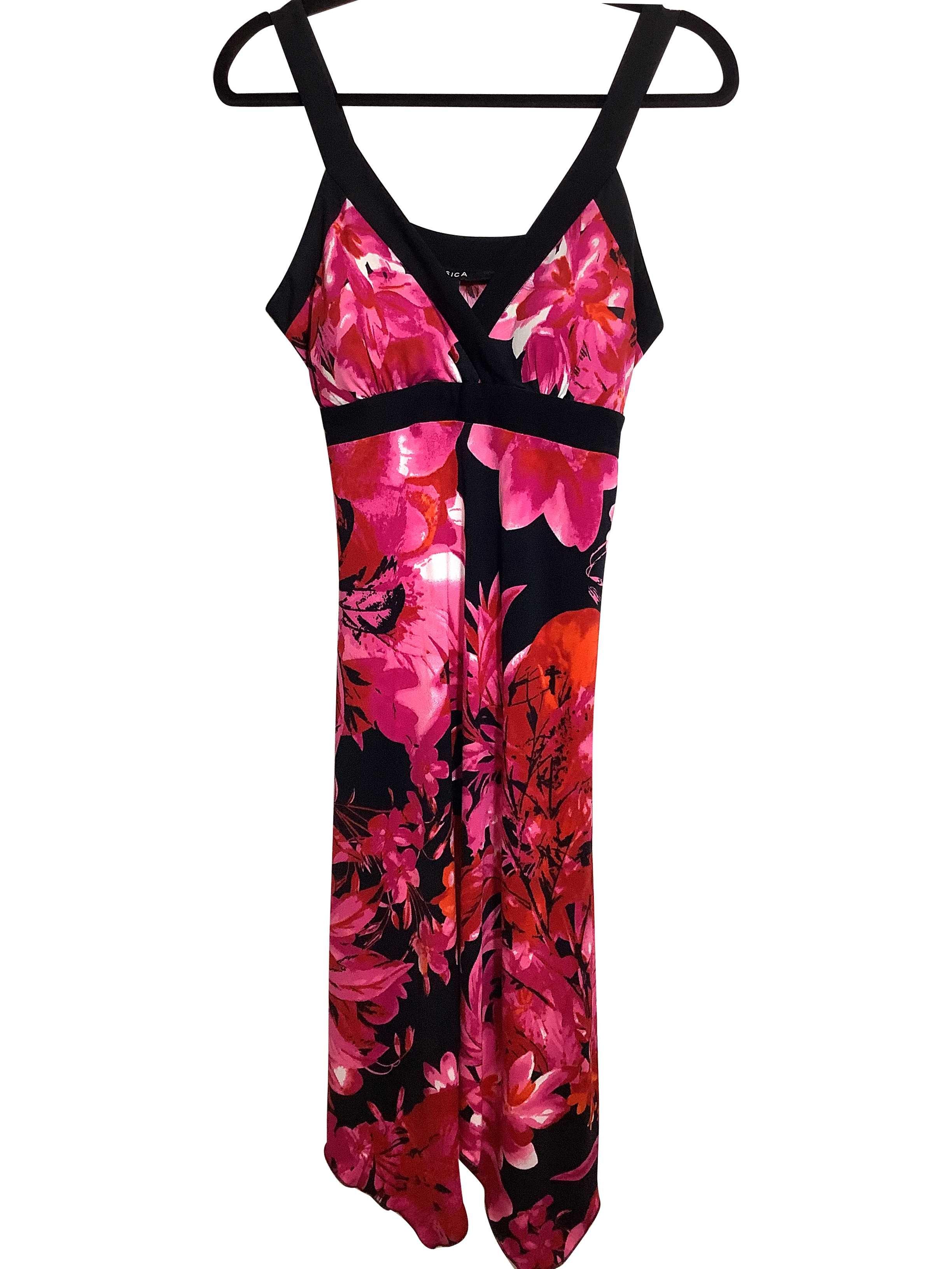 JESSICA Stunning Pink Regular Fit Wrap Dress - Size 6