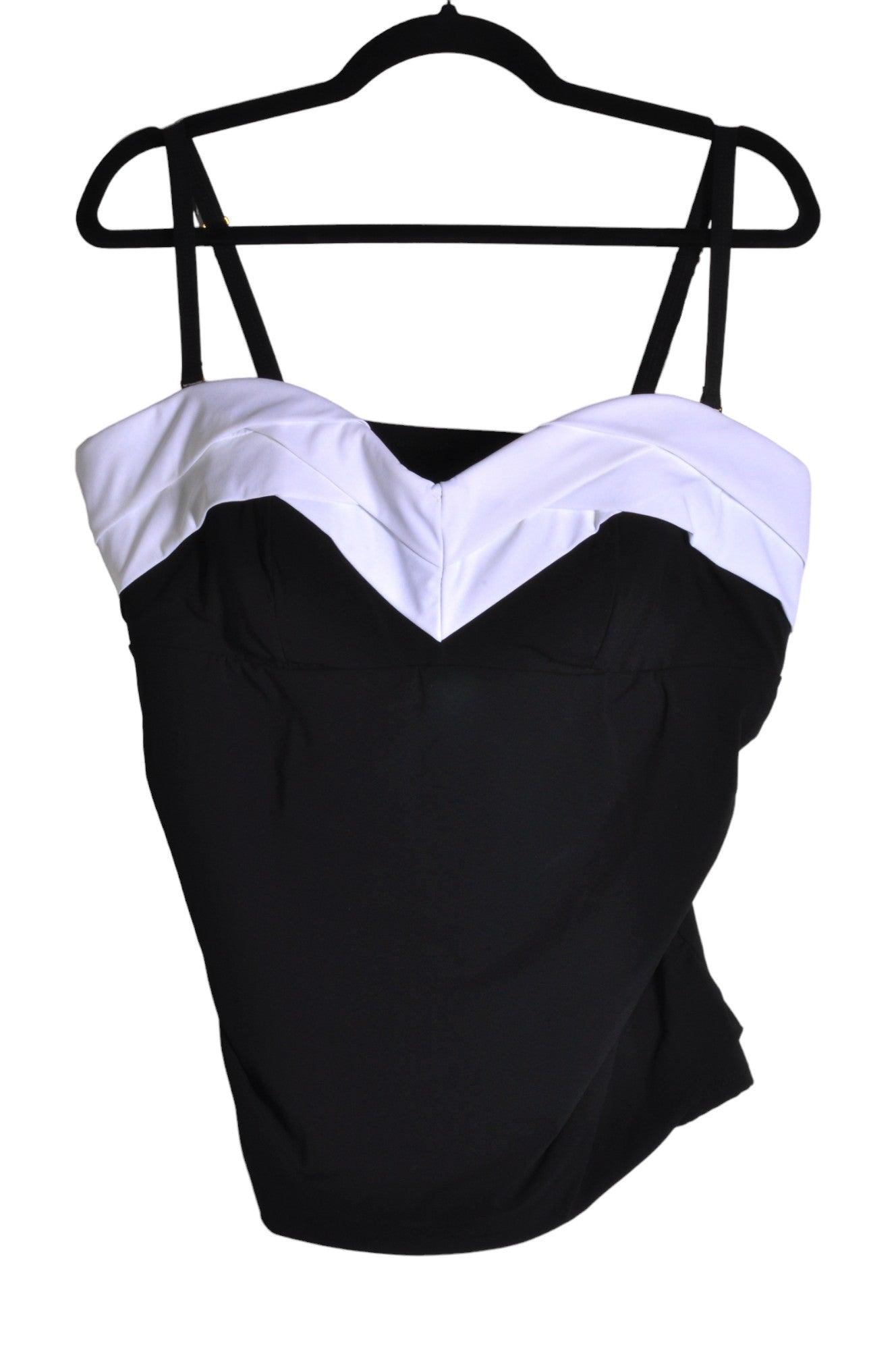 CHRISTINA SWIMWEAR Stylish Women's Black Regular-Fit Tankinis Size 16