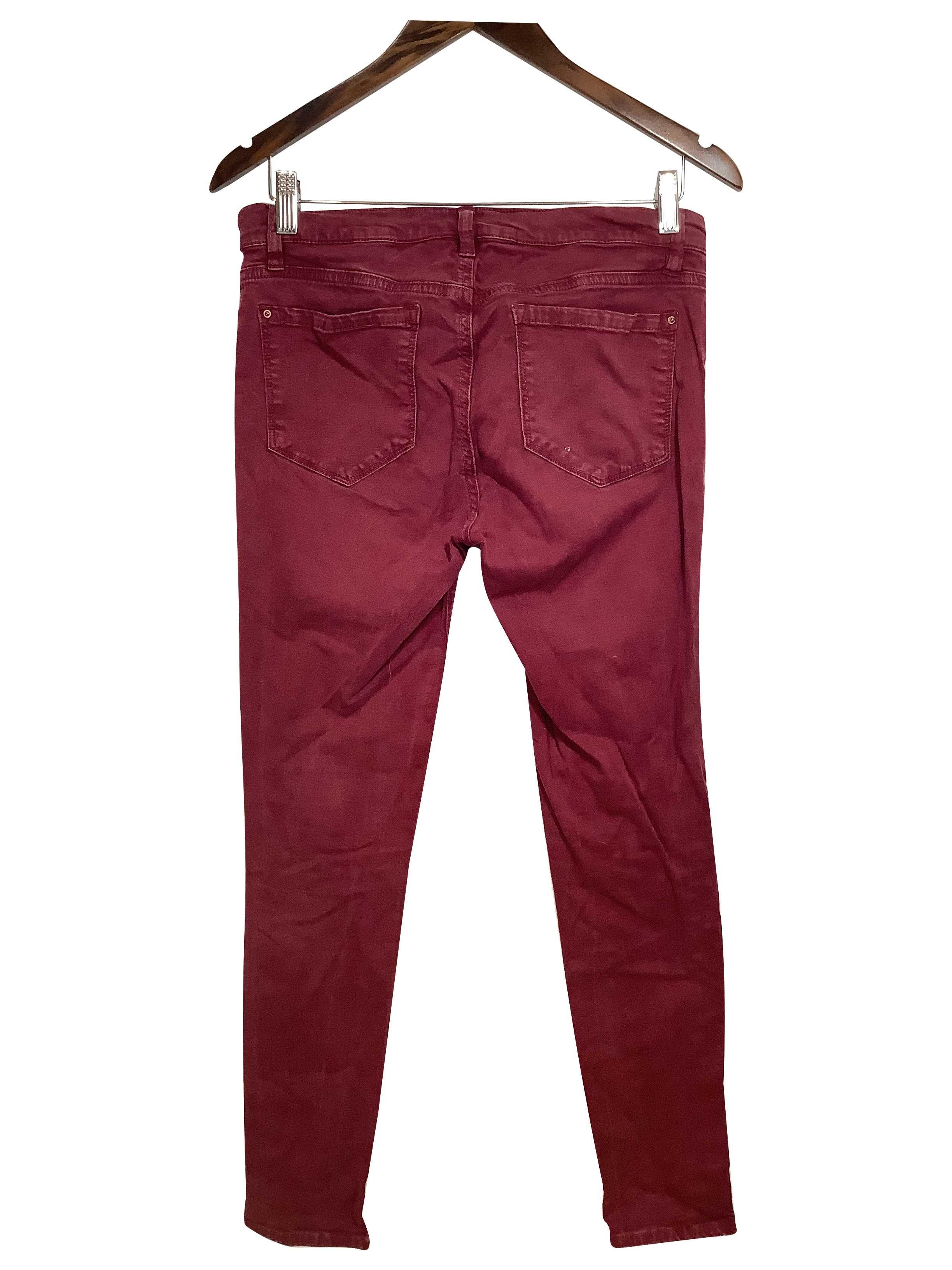 DYNAMITE Stylish Regular Fit Red Straight - Legged Jeans Size 29