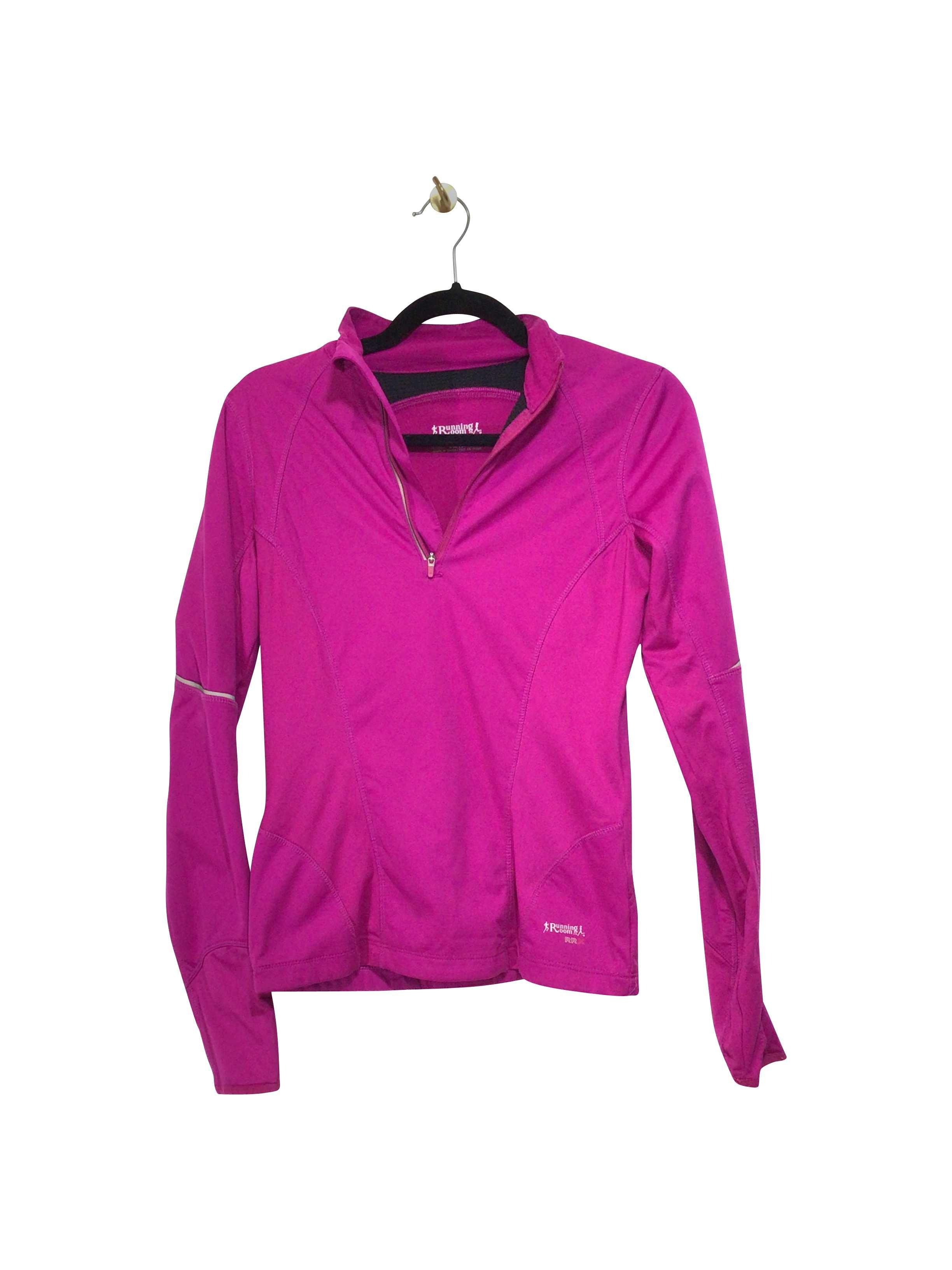 Stylish Purple RUNNING ROOM Regular Fit Long - Sleeve Sweatshirt in XS Size