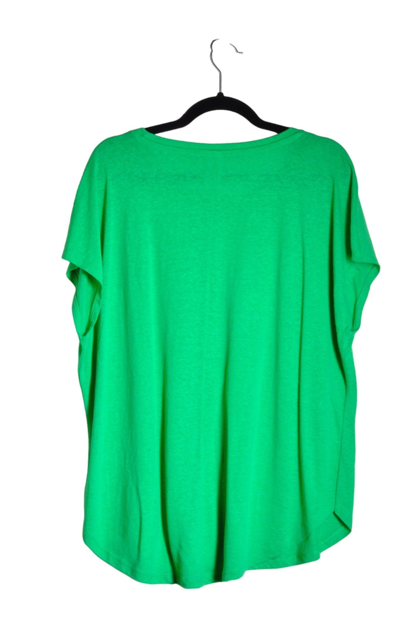 ANKO Stylish Green Regular-Fit Women's T-Shirt - Size L