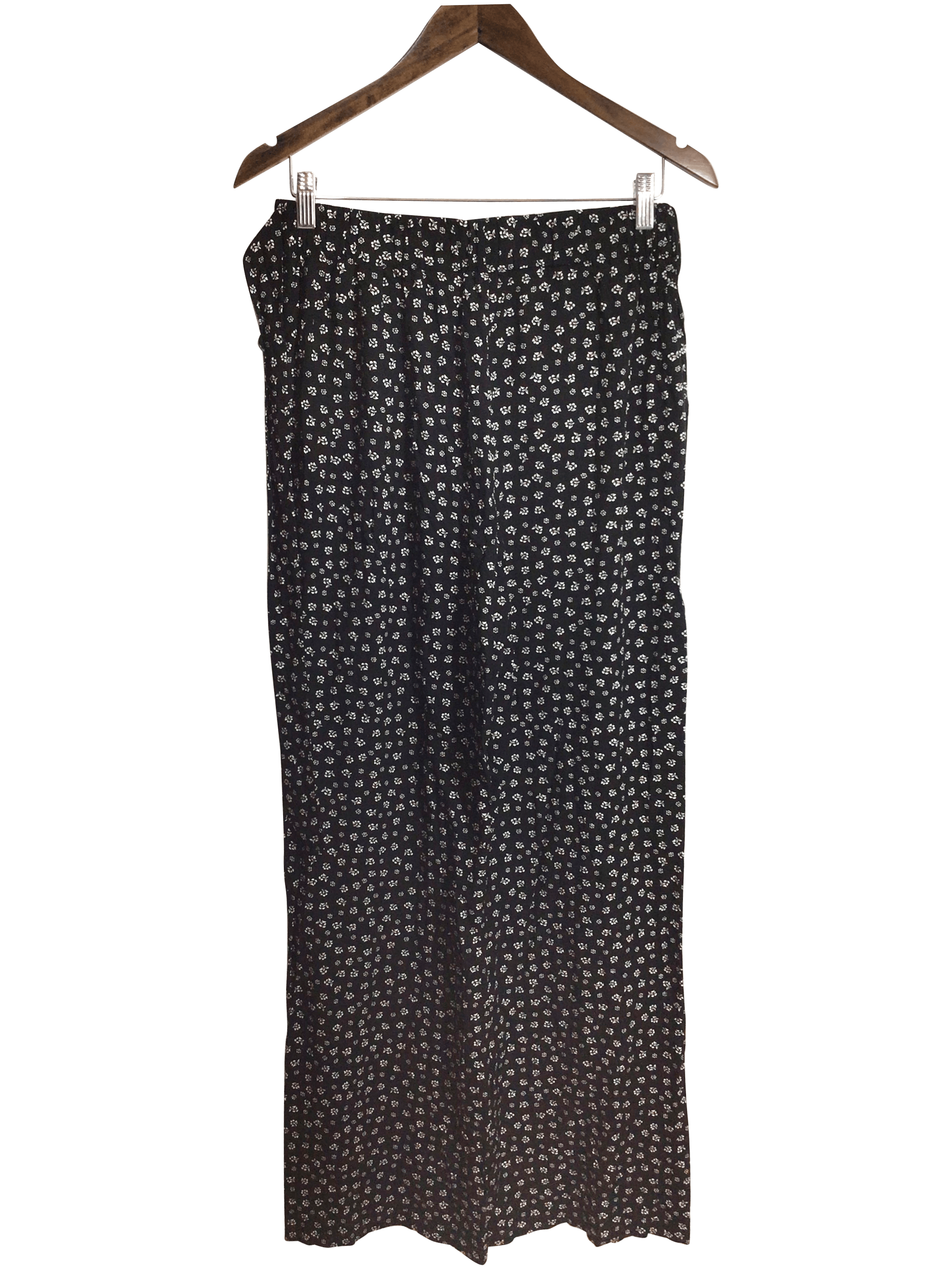 Stylish RW&CO Women's Black Palazzo Pants in Regular Fit - Size M