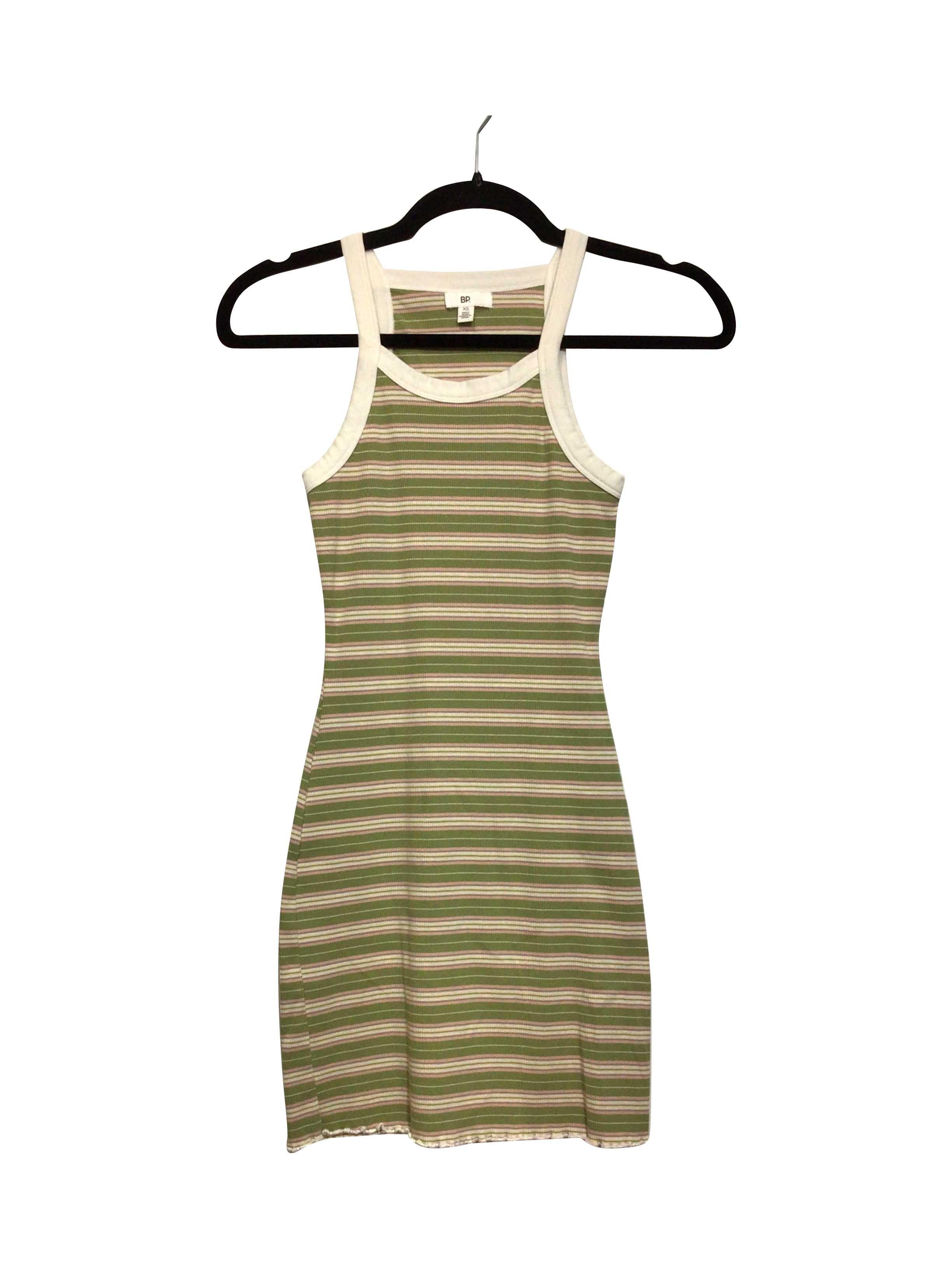 Stylish BP Regular Fit Green Bodycon Dress - Size XS