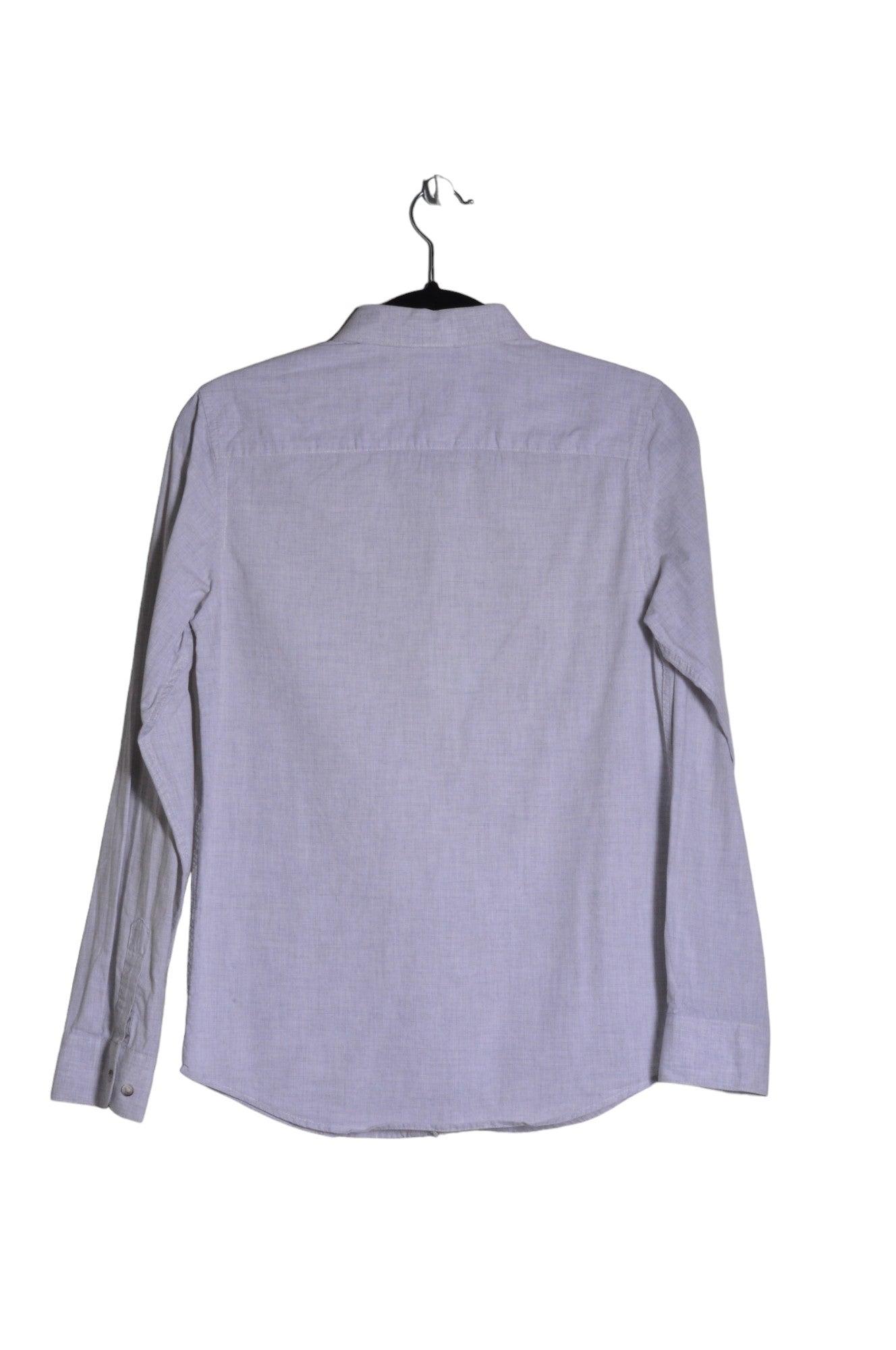 CITYLIFE Stylish Women's Gray Regular-Fit Button Down Tops - Size 14