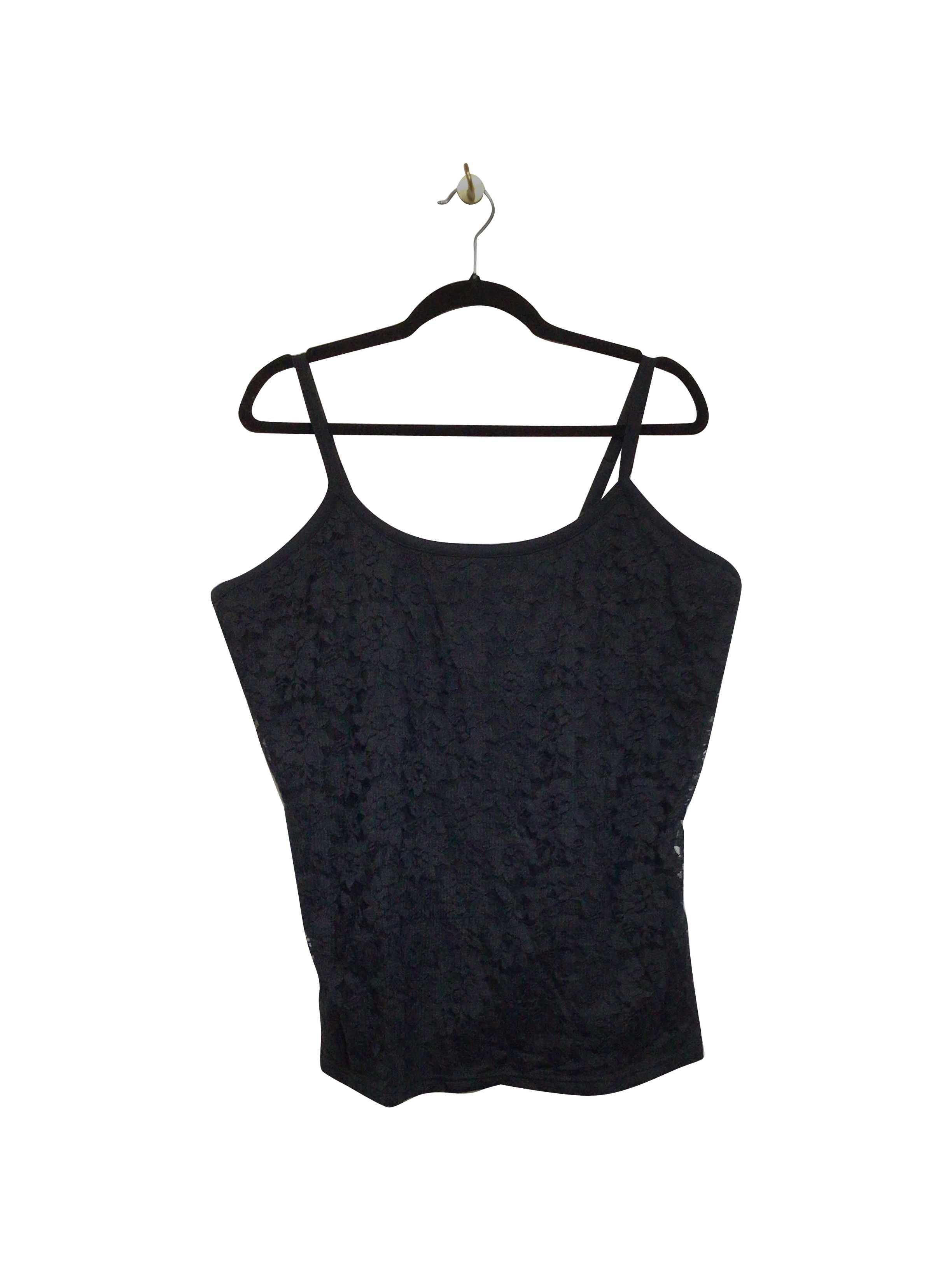 Stylish DENIM 24/7 Regular Fit Black Tank Top - Size L