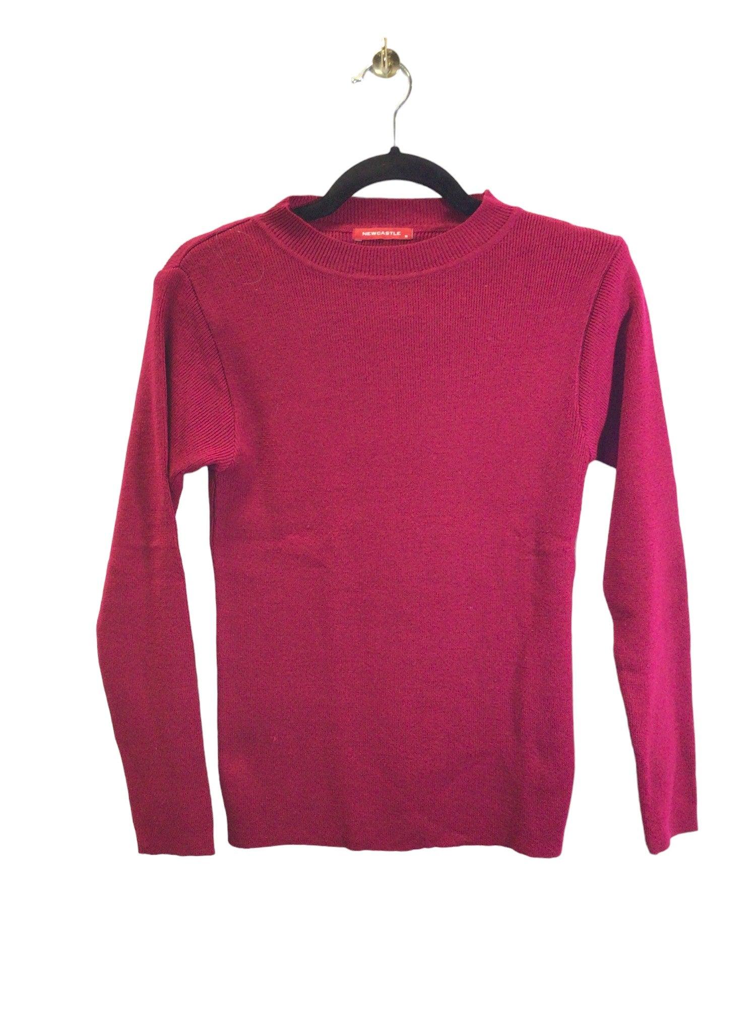 Stylish NEWCASTLE Women's Red Regular Fit T-Shirts - Size M