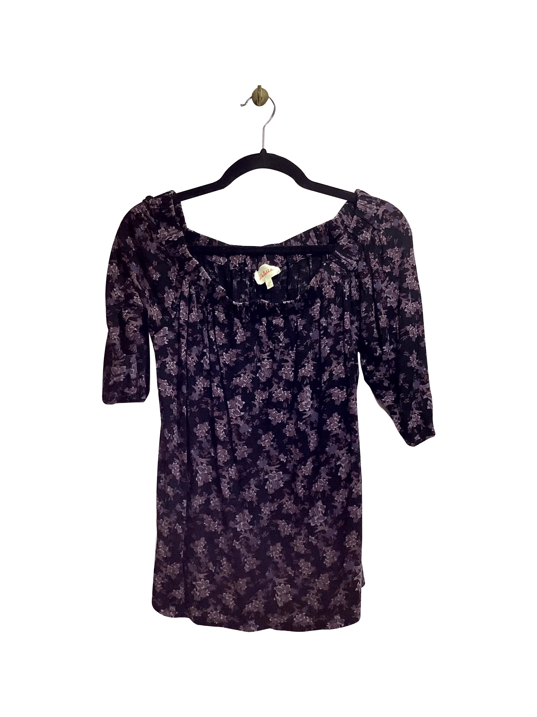 DELETTA Stylish Regular Fit Purple Blouse - Size S