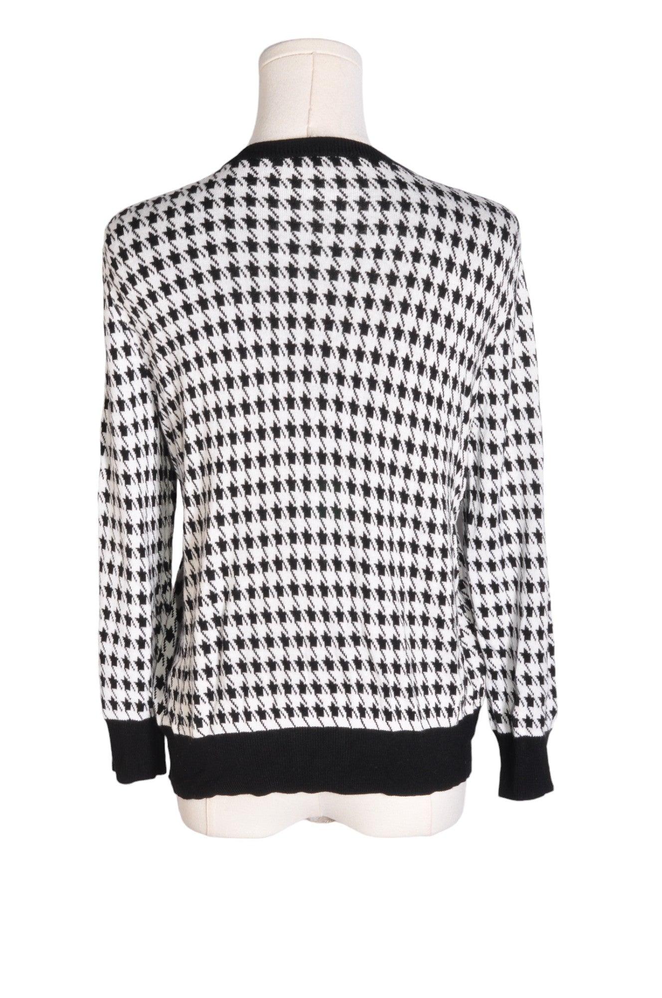 Stylish CABLE & GAUGE Women's White Regular Fit Cardigan - Size L