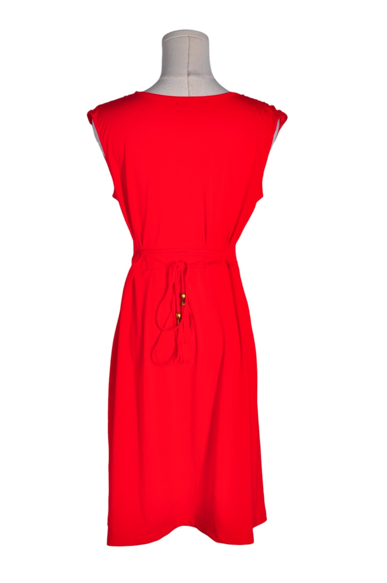 Stylish NICOLE BENISTI Women's Red A-Line Regular Fit Dress - Size XS