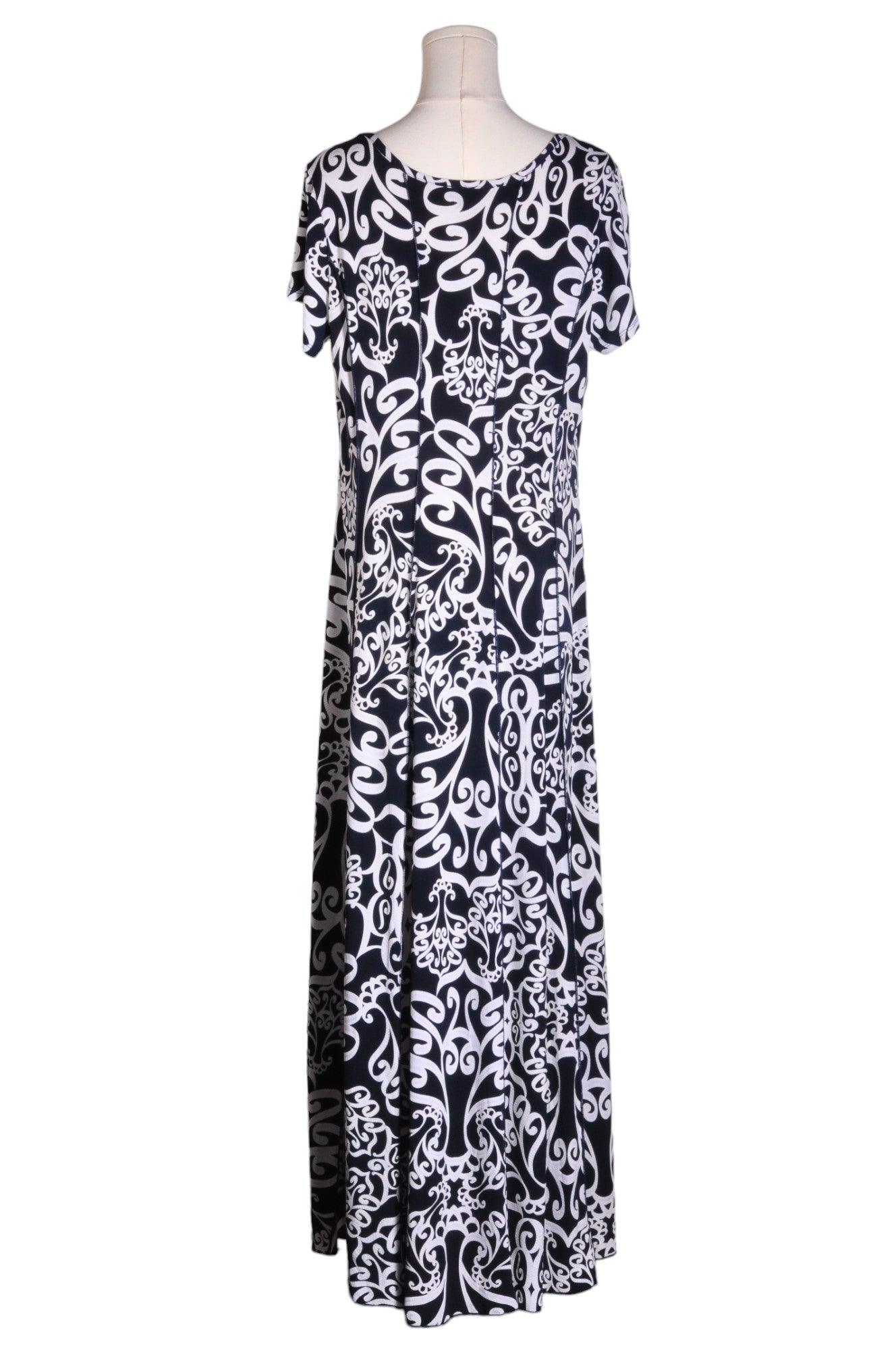 SAMI & JO Stylish Women's Black Maxi Dress - Regular Fit, Size 1X