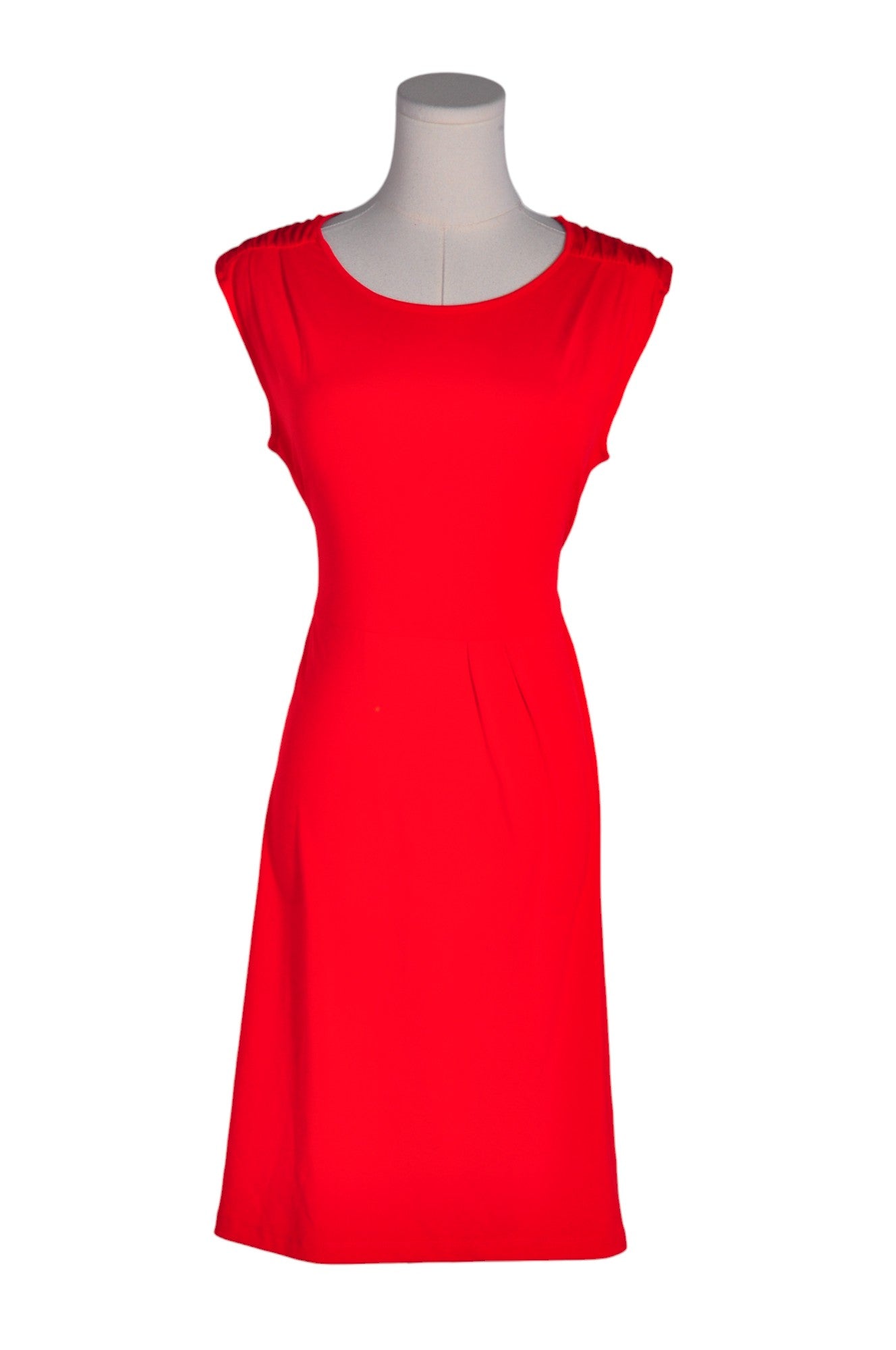 Stylish NICOLE BENISTI Women's Red A-Line Regular Fit Dress - Size XS