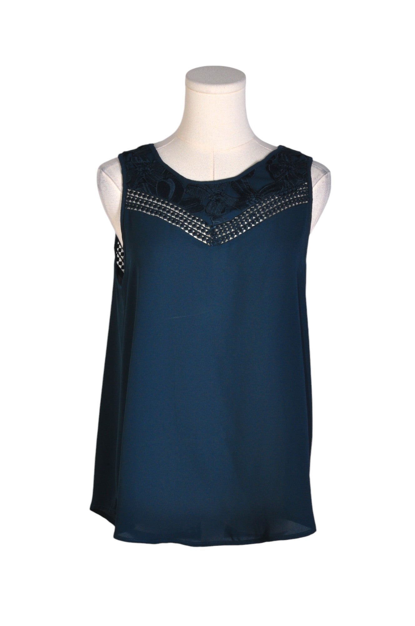 Stylish DEX Women's Regular Fit Blue Blouse - Size M