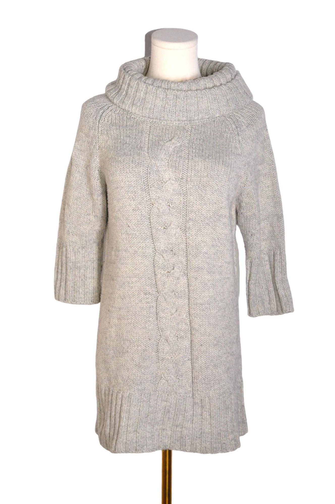 KENAR Stylish Women's Gray Regular Fit Turtleneck Top - Size S
