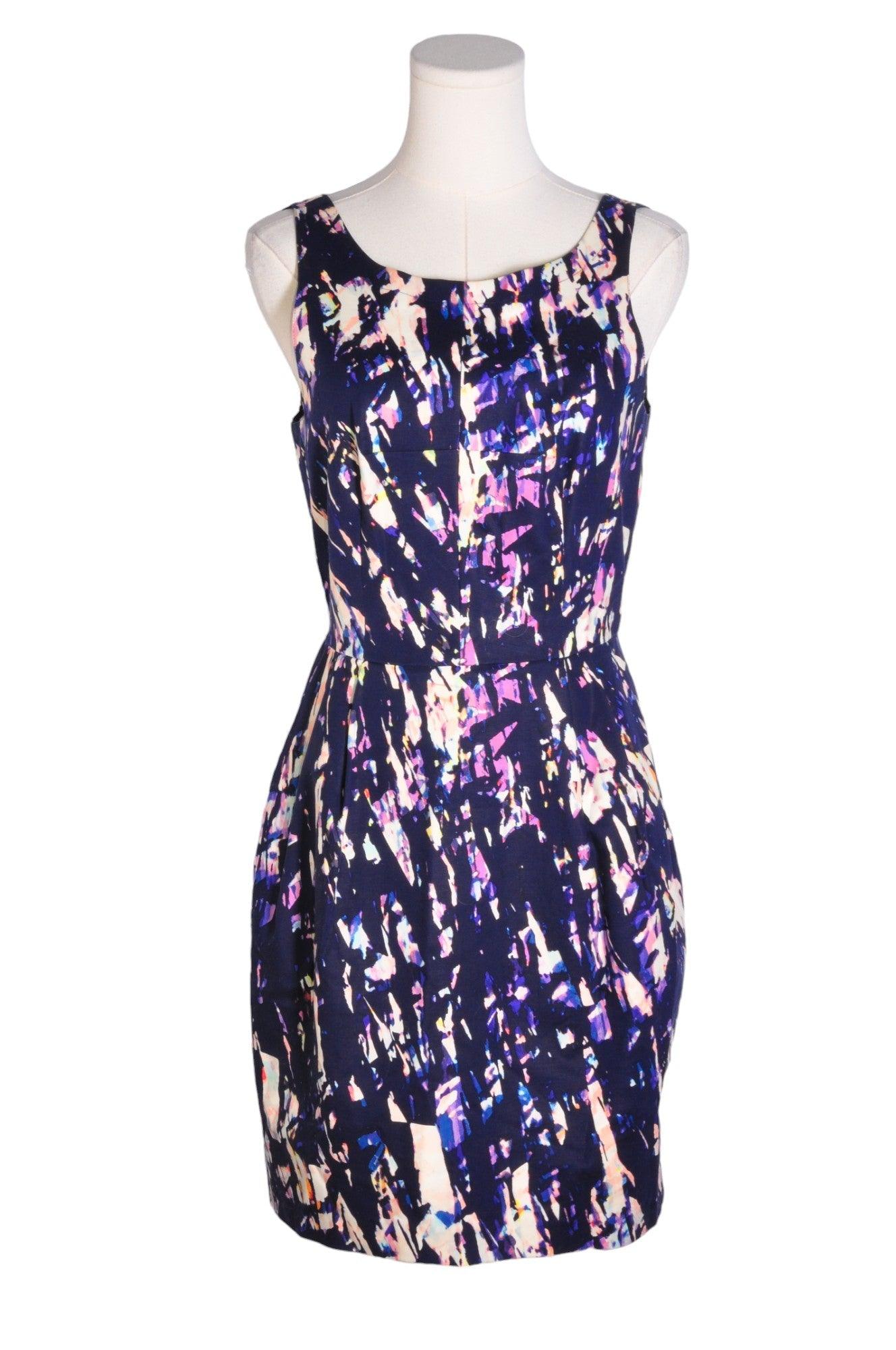 CLUB MONACO Women's Stylish Purple Regular Fit Size 6 Shift Dress