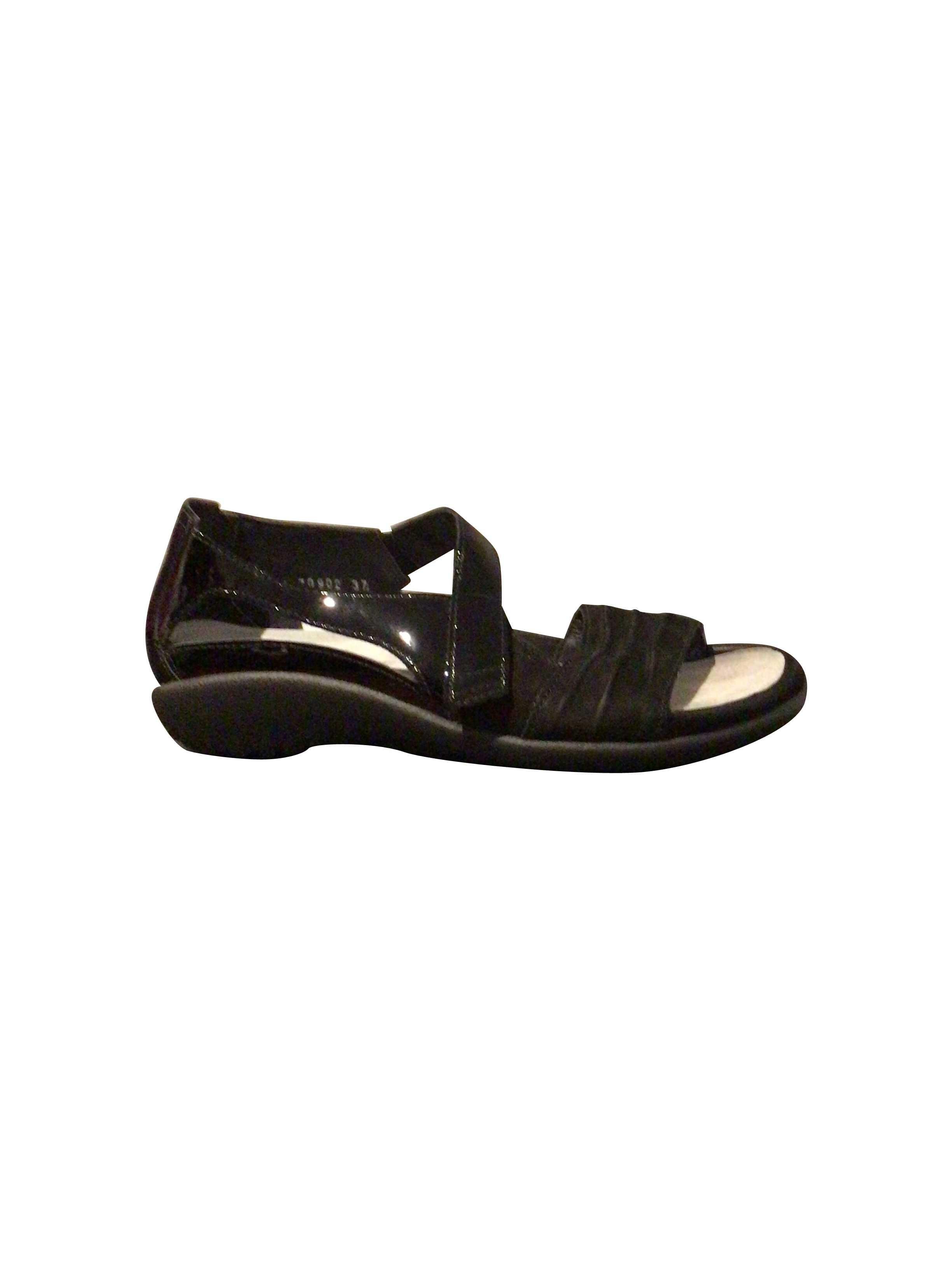 Stylish NAOT Black Sandals - Size 37