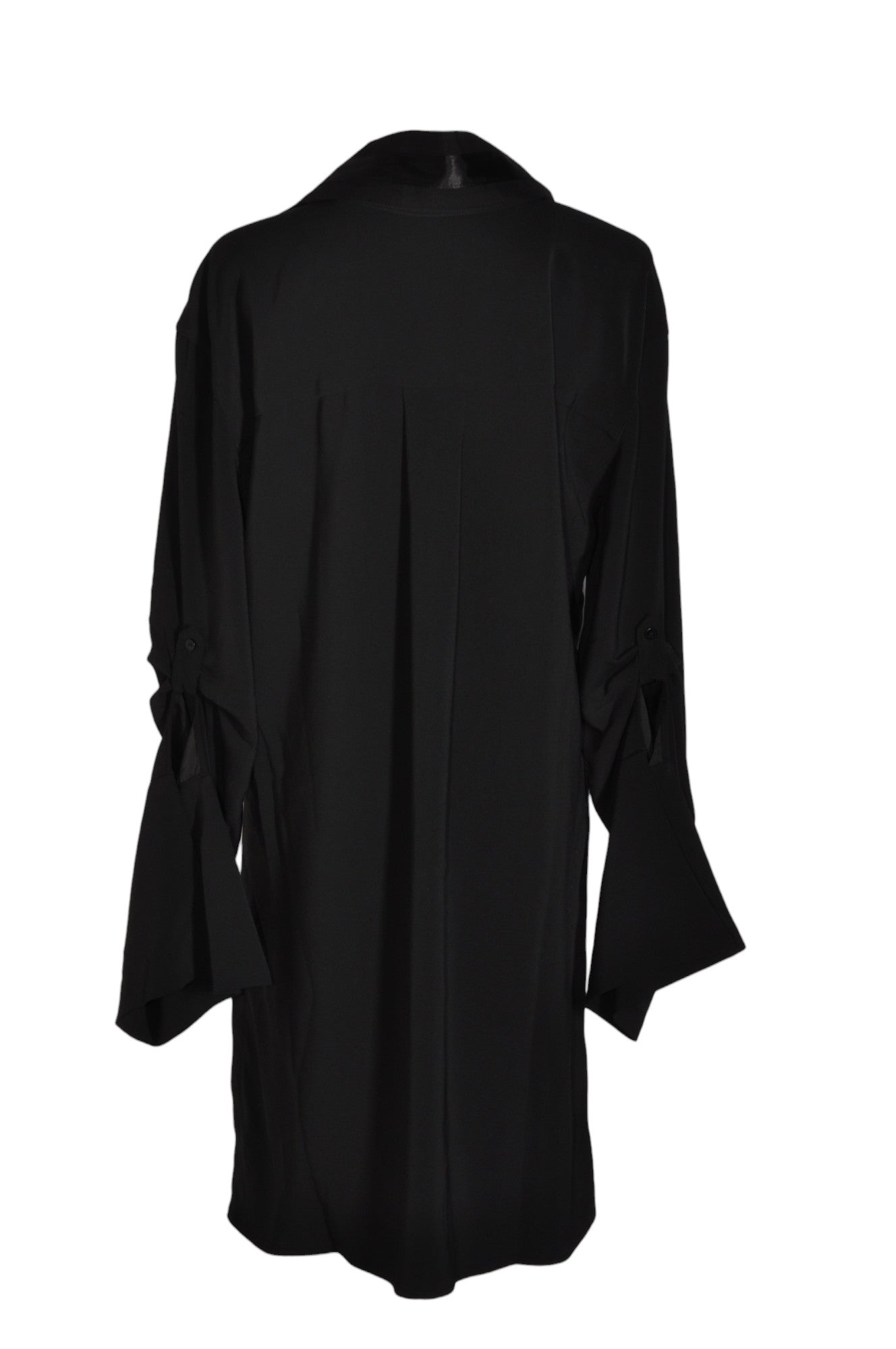 KENNETH COLE Stylish Women's Black Regular Fit Button - Down Tops in Size M